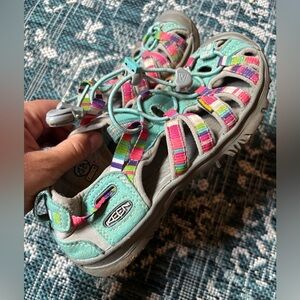 kids Keen Sport Sandals with Closed-Toe Design size 2